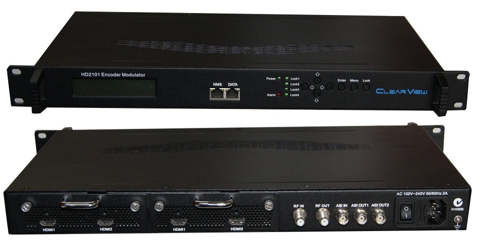 ClearView HD2101 Dual HD Encoder Modulator Mpeg2/4